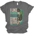 Introverted Murder Shows True Crime Lovers Introvert Unisex Jersey T-Shirt