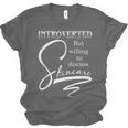 Introverted Skincare Esthetician Beautician Cosmetologist Unisex Jersey T-Shirt