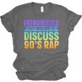 Introverted But Willing To Discuss 90's Rap Unisex Jersey T-Shirt