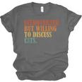 Introverted But Willing To Discuss Cats Introvert Unisex Jersey T-Shirt