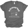 Introverted But Willing To Discuss Gardening Introverts Unisex Jersey T-Shirt Introverted But Willing To Discuss Gardening Introverts Unisex Jersey T-Shirt