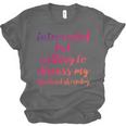 Introverted Willing To Discuss Shetland Sheepdog Introvert Unisex Jersey T-Shirt Introverted Willing To Discuss Shetland Sheepdog Introvert Unisex Jersey T-Shirt