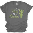 Introverts Sassy Saying Sassy Quote No Hugs Go Hug Cactus Unisex Jersey T-Shirt Introverts Sassy Saying Sassy Quote No Hugs Go Hug Cactus Unisex Jersey T-Shirt