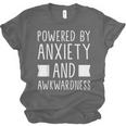 Introverts Social Anxiety Powered By Anxiety And Awkwardness Unisex Jersey T-Shirt Introverts Social Anxiety Powered By Anxiety And Awkwardness Unisex Jersey T-Shirt