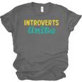 Introverts Unite I Introvert Unisex Jersey T-Shirt Introverts Unite I Introvert Unisex Jersey T-Shirt