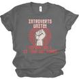 Introverts Unite Introverting Introverts At Home Unisex Jersey T-Shirt Introverts Unite Introverting Introverts At Home Unisex Jersey T-Shirt