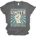 Introverts Unite Separately Introverted Antisocial Unisex Jersey T-Shirt