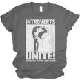 Introverts Unite Separately In Your Own Homes Introvert Unisex Jersey T-Shirt Introverts Unite Separately In Your Own Homes Introvert Unisex Jersey T-Shirt