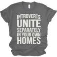 Introverts Unite Separately In Your Own Homes Unisex Jersey T-Shirt Introverts Unite Separately In Your Own Homes Unisex Jersey T-Shirt