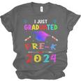 I Just Graduated Pre k Graduation 2024 Pre-Kindergarten Unisex Jersey T-Shirt