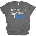 Karate Boy 10 Year Old Kids Shirt Graduation Unisex Jersey T-Shirt