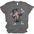 Kids Boys Grad Dabbing Graduation Class Of 2025 Unisex Jersey T-Shirt