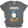 Kids Kindergarten Dabbing Penguin Nailed It Graduation Class 2021 Unisex Jersey T-Shirt