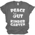 Kids Peace Out Kindergarten For Graduation Unisex Jersey T-Shirt