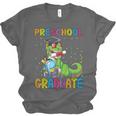 Kids Preschool Graduate T-Rex Dinosaur Preschool Graduation Unisex Jersey T-Shirt