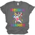 Kids Preschool Graduation Dab Unicorn Preschool Graduate Unisex Jersey T-Shirt