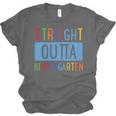 Kids STRAIGHT OUTTA KINDERGARTEN T-SHIRT FUNNY GRADUATION GIFT Unisex Jersey T-Shirt