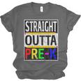 Kids Straight Outta Pre-K Graduation Unisex Jersey T-Shirt