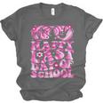 Last Day Of School Teacher Students School Graduation Groovy Unisex Jersey T-Shirt