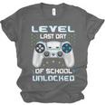 Last Days Of School Graduation Kindergarten Gamer Boys Kids Unisex Jersey T-Shirt