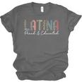 Latina Proud And Educated Powerful Latinas Pride Graduation Unisex Jersey T-Shirt