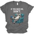 Lazy Raccoon Sarcastic Introvert Humor Japanese Animal Unisex Jersey T-Shirt
