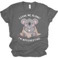 Leave Me Alone I'm Introverting Koala Introvert Unisex Jersey T-Shirt Leave Me Alone I'm Introverting Koala Introvert Unisex Jersey T-Shirt