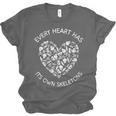 Leo Tolstoy Quote Dark Introvert Book Lover Skeleton Sayings Unisex Jersey T-Shirt