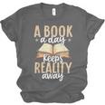 Librarian A Book A Day For Book Lover Reading Library Unisex Jersey T-Shirt