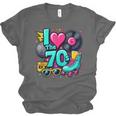 I Love The 70s Vintage Cassette Roller Vinyl Nostalgia 70s Unisex Jersey T-Shirt