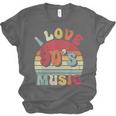 I Love 90's Music Retro Style Nostalgia Cassette 1990s Party Unisex Jersey T-Shirt