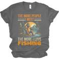 I Love Fishing Bigfoot Fisherman Introvert Sarcastic Unisex Jersey T-Shirt I Love Fishing Bigfoot Fisherman Introvert Sarcastic Unisex Jersey T-Shirt