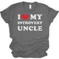 I Love My Introvert Uncle I Heart My Introvert Uncle Unisex Jersey T-Shirt I Love My Introvert Uncle I Heart My Introvert Uncle Unisex Jersey T-Shirt
