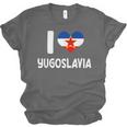 I Love Yugoslavia Proud Yugoslav Nostalgia Saying Unisex Jersey T-Shirt I Love Yugoslavia Proud Yugoslav Nostalgia Saying Unisex Jersey T-Shirt