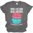 Macaroons Dessert Antisocial Introvert Pastries Food Lover Unisex Jersey T-Shirt