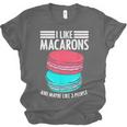 Macaroons Dessert Antisocial Introvert Pastries Food Lover Unisex Jersey T-Shirt