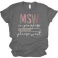 Master Social Worker MSW Graduation Social Work Student Unisex Jersey T-Shirt