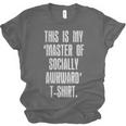 This Is My Master Of Socially Awkward Anti Social Introvert Unisex Jersey T-Shirt