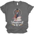 Mastered It Black Girl Masters Degree Graduation Black Queen Unisex Jersey T-Shirt