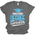 Master's Degree Graduation Masters Degree Survivor Unisex Jersey T-Shirt