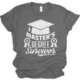 Master's Degree Survivor College Graduation Unisex Jersey T-Shirt