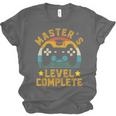 Master's Level Complete Vintage Video Gamer Graduation Unisex Jersey T-Shirt