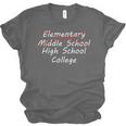 Middle School Graduation For Her 2021 High School Unisex Jersey T-Shirt