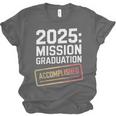 Mission Graduation Accomplished For Class Of 2025 Unisex Jersey T-Shirt