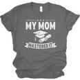 My Mom Mastered It Masters Degree Graduation Women MBA Unisex Jersey T-Shirt