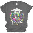 Mother Of a 2025 Graduate Tie Dye Class Senior Graduation 25 Unisex Jersey T-Shirt