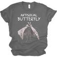 Mothman Shirt Antisocial Butterfly Introvert Cryptid Unisex Jersey T-Shirt Mothman Shirt Antisocial Butterfly Introvert Cryptid Unisex Jersey T-Shirt