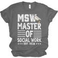 MSW Est 2026 Masters Of Social Work Graduation Social Worker Unisex Jersey T-Shirt