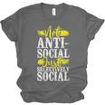 Not Anti Social Just Selectively Social Introvert Unisex Jersey T-Shirt Not Anti Social Just Selectively Social Introvert Unisex Jersey T-Shirt