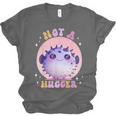Not a Hugger Cute Pufferfish Autism Awareness Introverts Unisex Jersey T-Shirt
